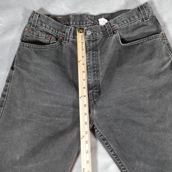 Vintage Levis 505 Regular Straight Leg Jeans Mens 34x28 (Tagged 38x32) Faded - Picture 16 of 16